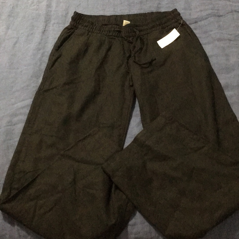 Black Linen Pants